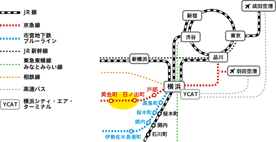 黄金町バザール2017　マップ